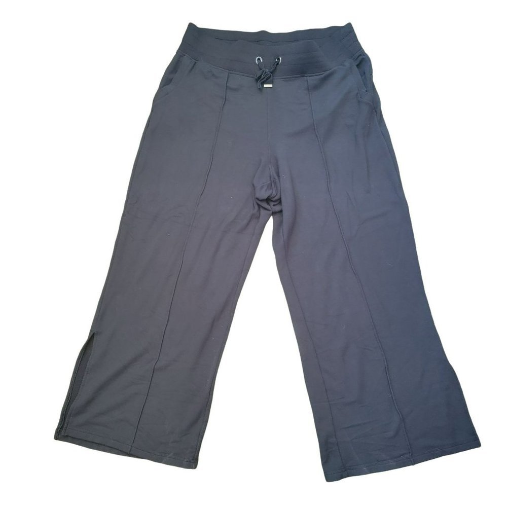Athleta Wide Leg Pants with Slits Size XL